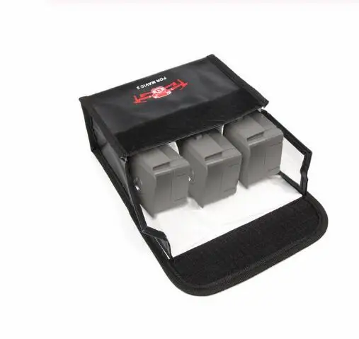 for 3pc Battery Sunnylife Mavic 2 Pro/Zoom батарея сумка Взрывозащищенная LiPo безопасная сумка батарея защитный чехол для хранения для DJI Mavic 2 аксессуары - Цвет: for 3pc Battery