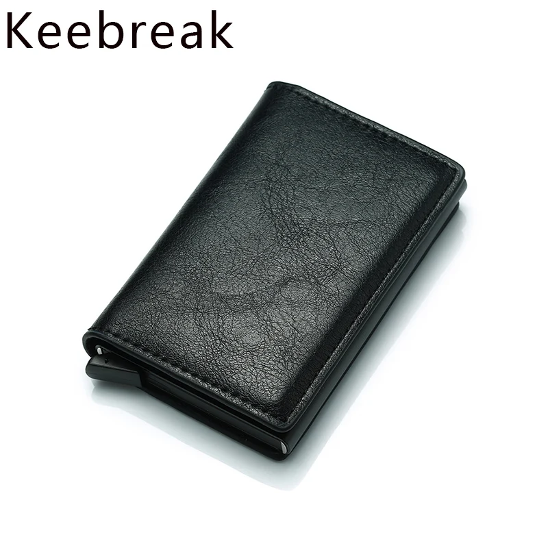 Карманный держатель для кредитных карт Keebreak rfid Алюминиевый бумажник визитница