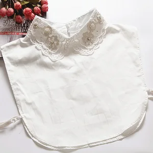 Стильный элегантный кружевной съемный воротник рубашки блузка Украшение На Подкладке Съемный чокер ожерелье модная блузка винтажная