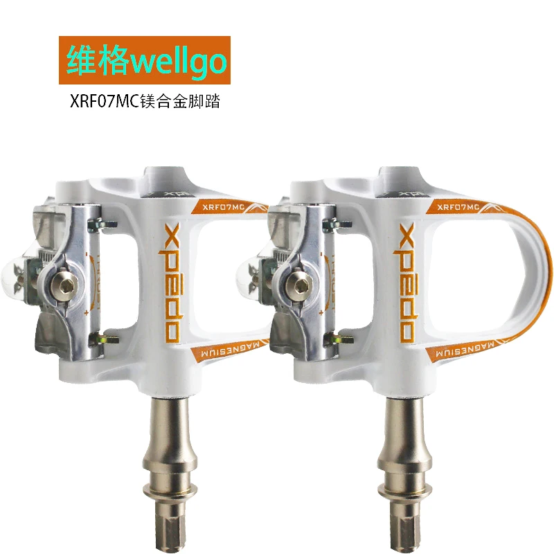 Wellgo Xpedo QRD-XRF07MC дорожный велосипед clipless Педали из магниевого сплава с 1 пара