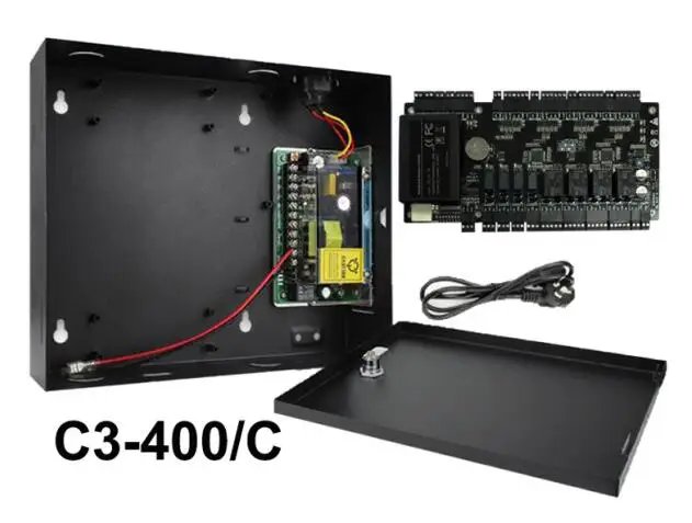 Free Shipping Door Access Control Systems ZK C3-400 Controller Panel With Exit Button EM lock Emergency Release | Безопасность и
