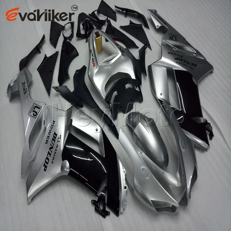 

Цветной обтекатель из АБС-пластика на заказ для ZX6R 2007 2008 silvergray ZX 6R 07 08 комплект кузова мотоцикла H2