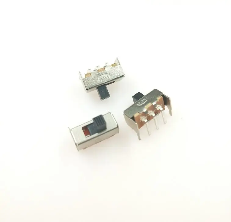 20 шт. SS12F23 SS-12F23 SPDT 1P2T тумблер Скользящие переключатели 5PIN 3 + 2 90 градусов Длина