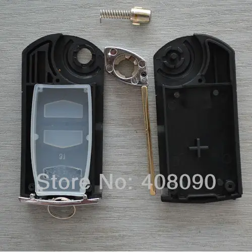 New 2 Buttons Uncut Blank Flip Remote Key Shell Case For MAZDA 3/5/6 |