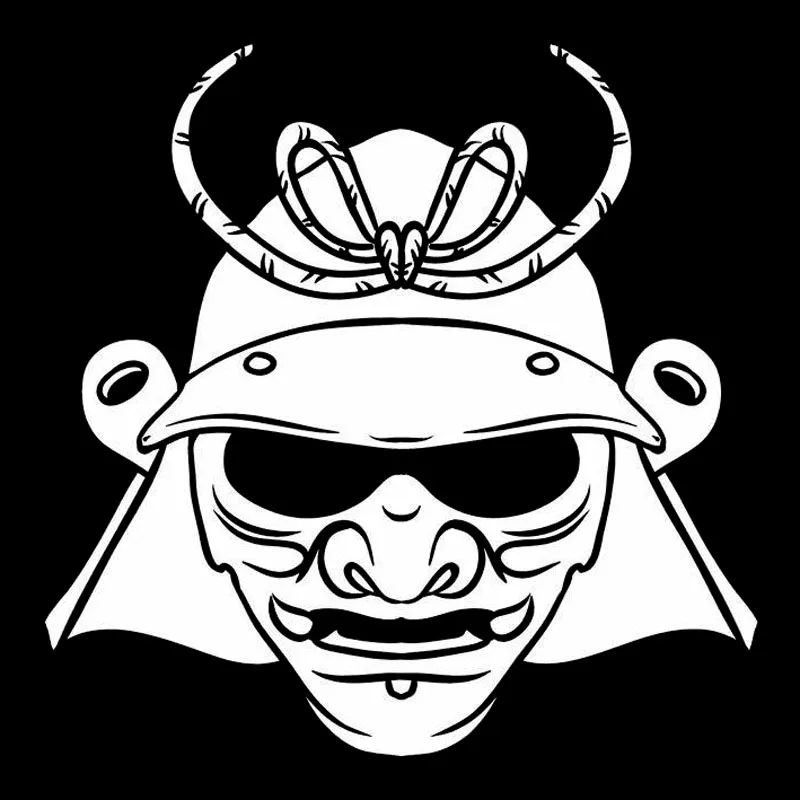 16 5 см * Samurai Msak наклейка на автомобиль с японской головкой виниловая декоративная