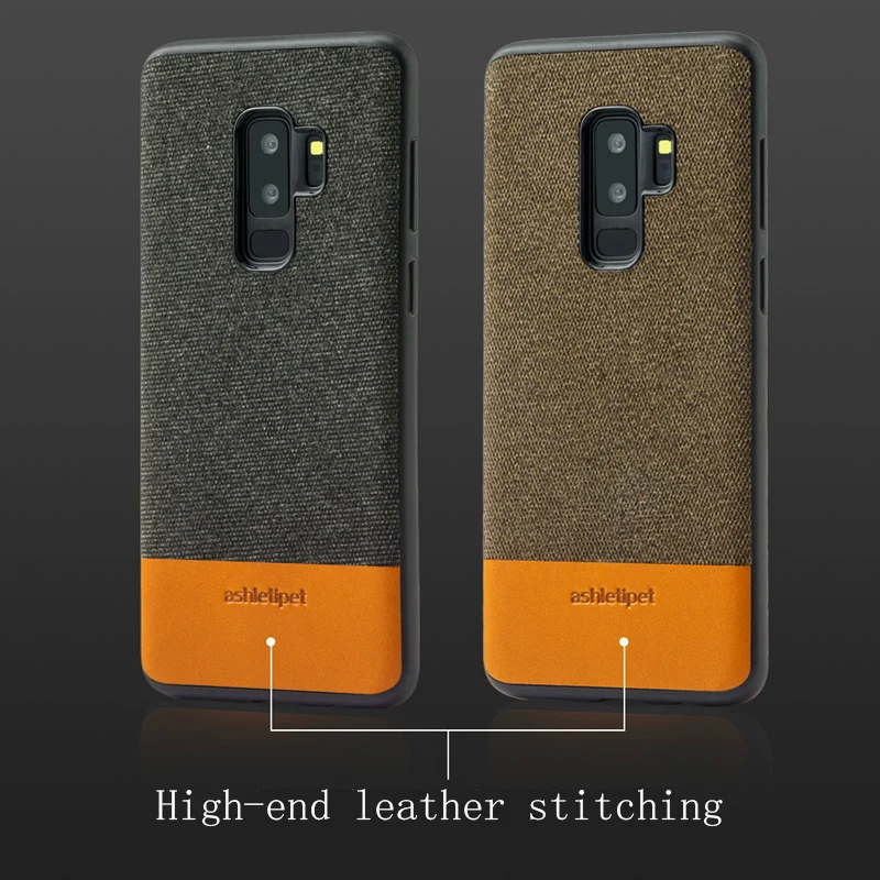 Автомобильный чехол из натуральной кожи для телефона Samsung Galaxy A50 A70 S10 S7 S8 S9 Plus A8 A7