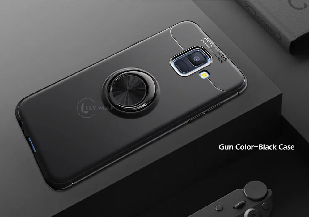 Soft Silicone Case for Samsung Galaxy A6 A600FN Invisible Bracket Phone Cover A 6 SM-A600FN SM-A600FN/ds SM A600FN/ds Capa