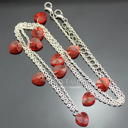 Fab Серебряная цепочка сердце камень волос Тикка обруч на голову головной убор