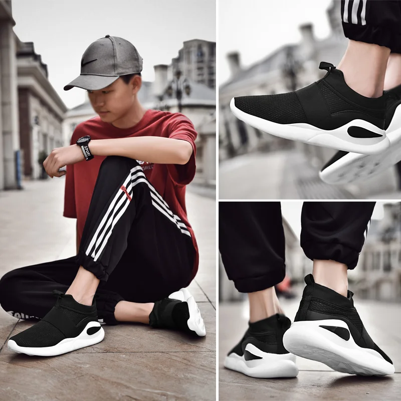 MILANAO New Sneakers Men Shoes Casual Summer Male Breathable Trainers Light Slip On Tenis Masculino Adulto Couple | Обувь