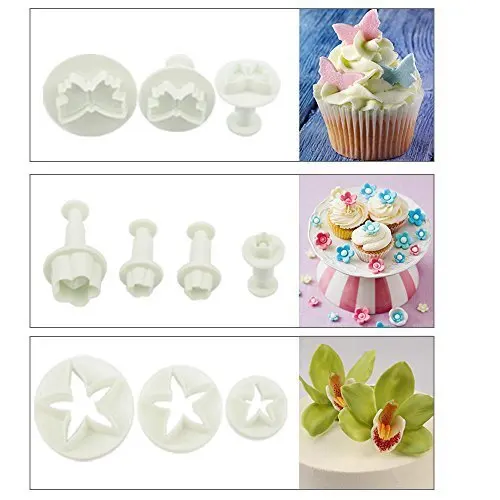 53 шт./компл. полный набор инструментов для декорации тортов помадки резак