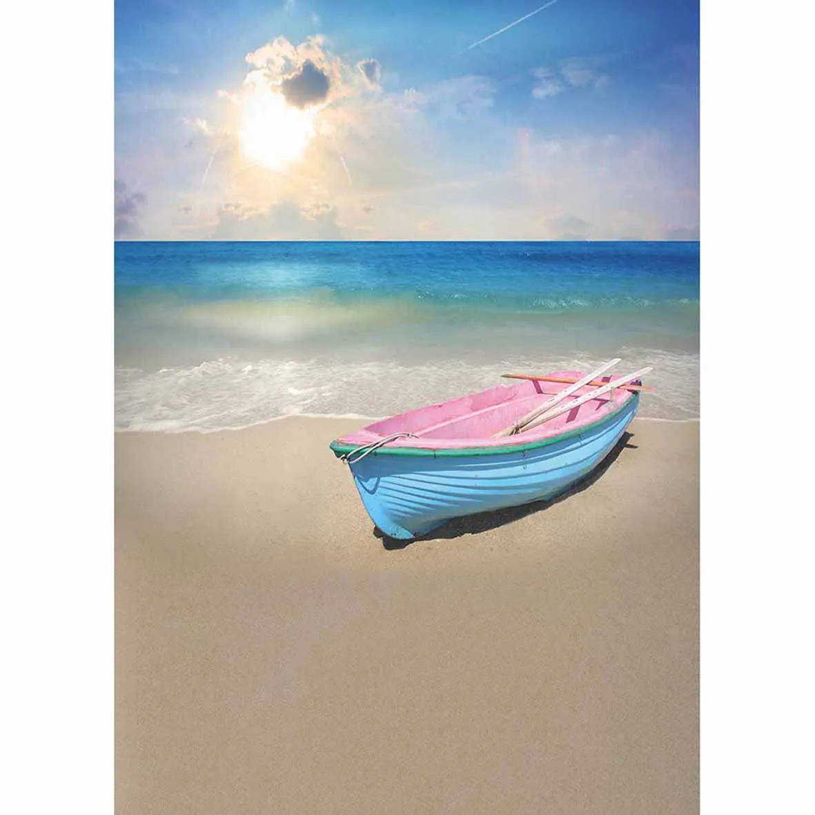Funnytree backgrounds for photo studio beach sea nature boat summer sunshine professional backdrop photobooth photocall | Электроника