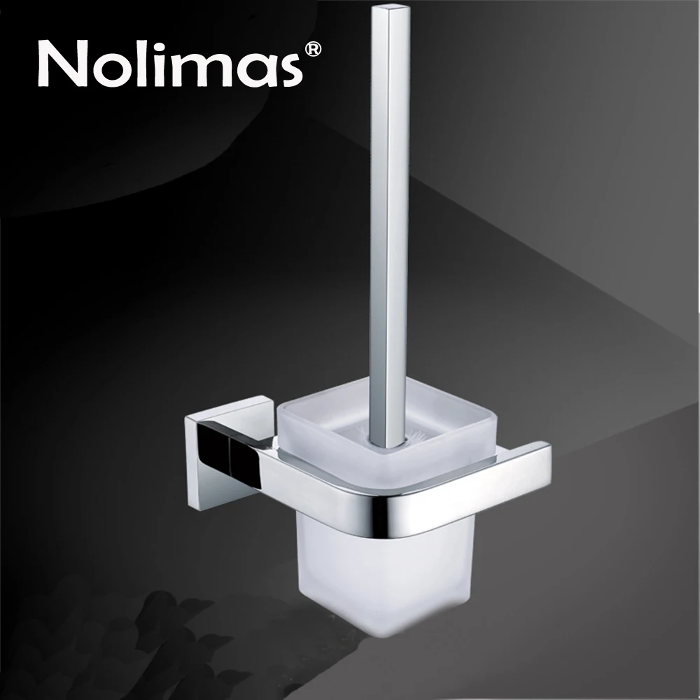 

SUS 304 Stainless Steel Toilet Brush Cup Holder Bathroom Mirror Polished Toilet Brush Holders Effect Rack Bathroom Brush Shelf