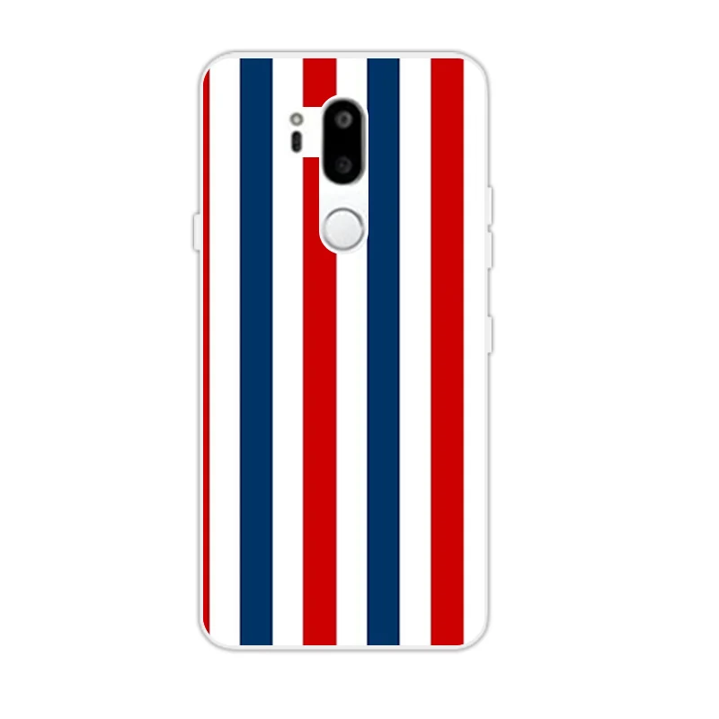 Силиконовые чехлы для Coque LG G7 задняя крышка 6 1 &quotМягкий Роскошный ТПУ мрамора Fundas