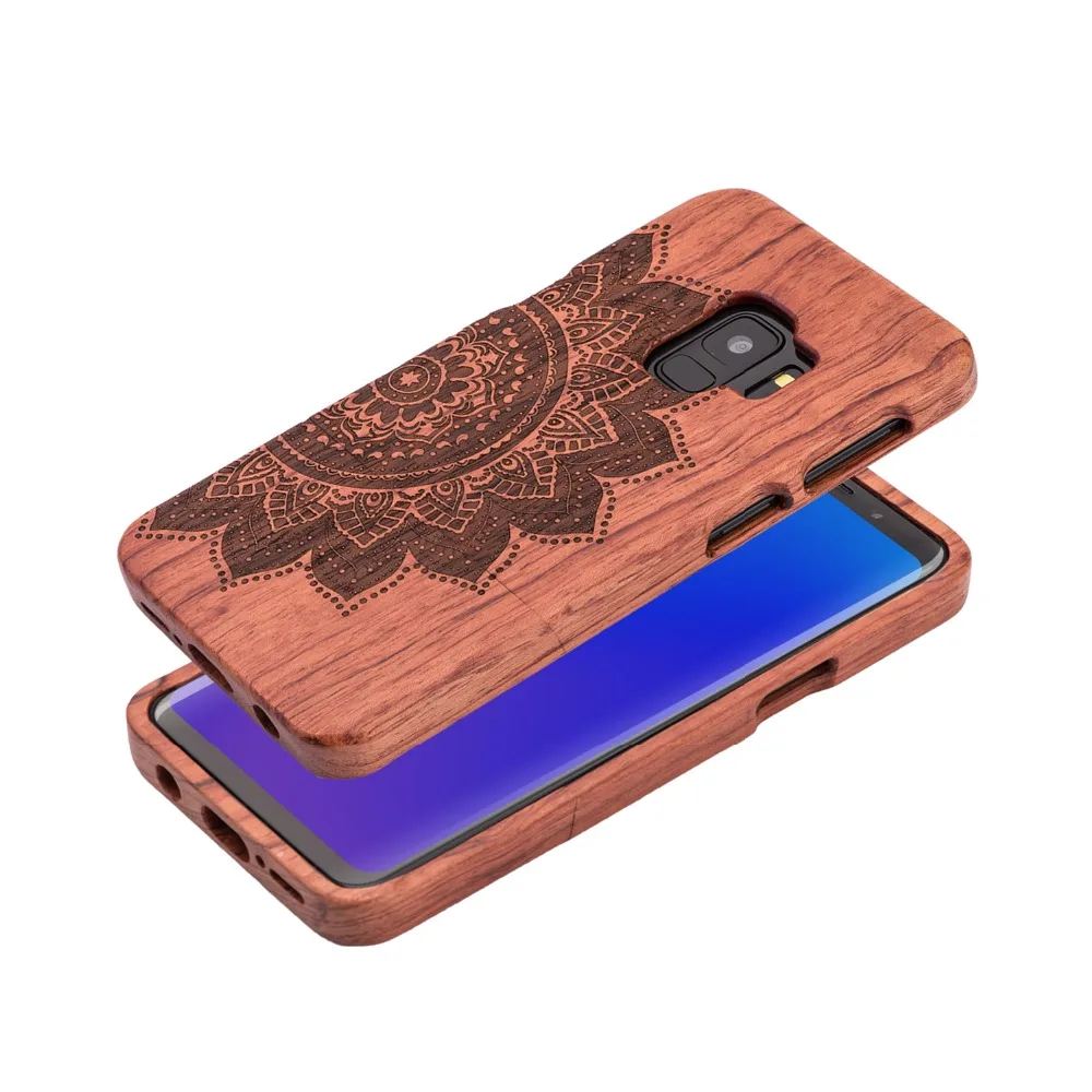 LYBALL для Samsung GALAXY S20 Plus деревянный чехол телефона 100% натуральный бамбуковый