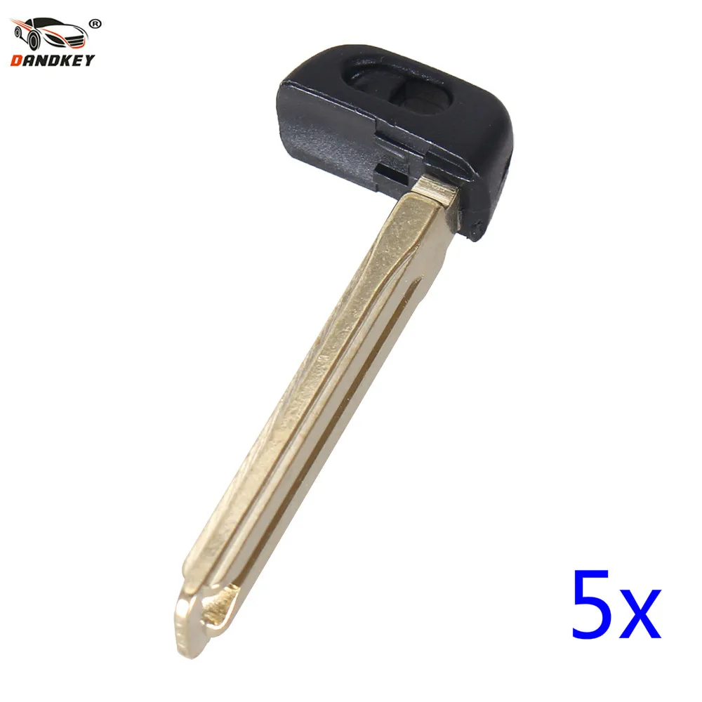 DANDKEY 5x ключ Автозапуск лезвие для Toyota Запасной смарт запасных Corolla Camry Prius запись