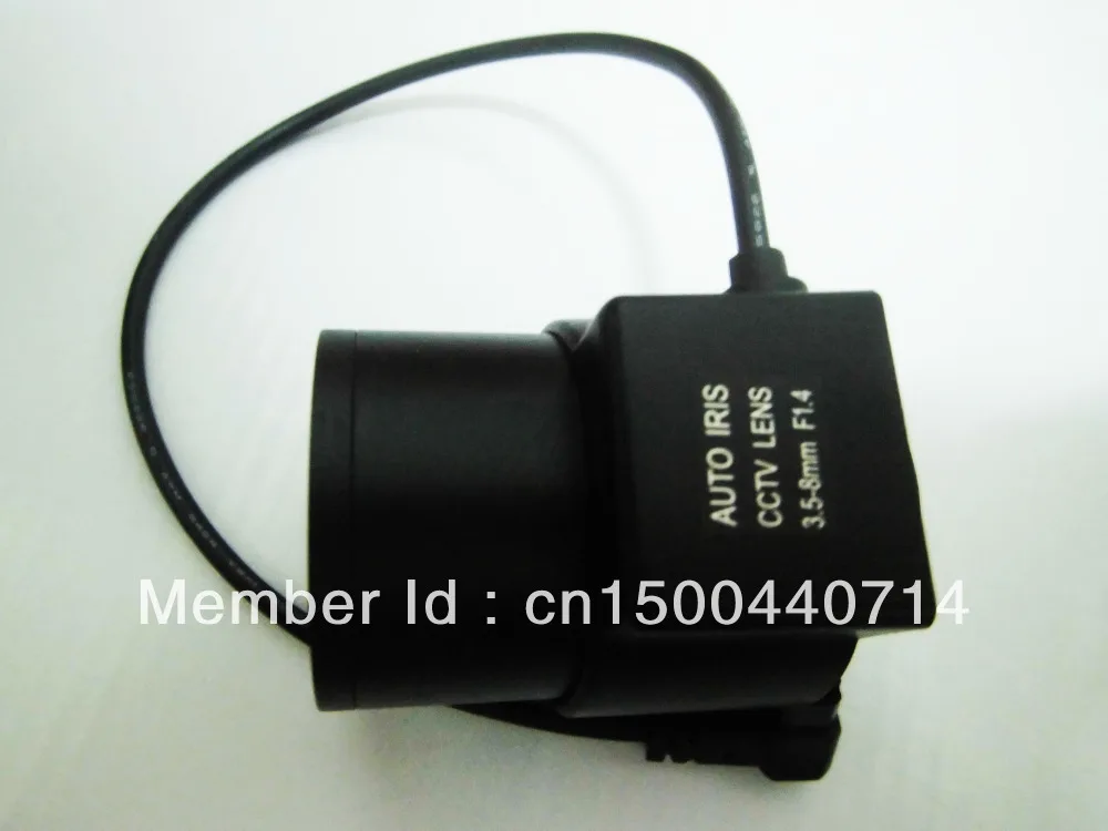 F1.4 1/3 дюйма CS Mount 3 5 8 мм DC Автоматический Радужный ручной зум CCTV объектив для