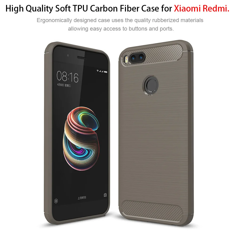 Чехол из углеволокна для камеры Xiao mi 6 5S Plus 5X A1 Max 2 x футляр Redmi 4X 4A 4 Pro 5 Note 5A F1 |
