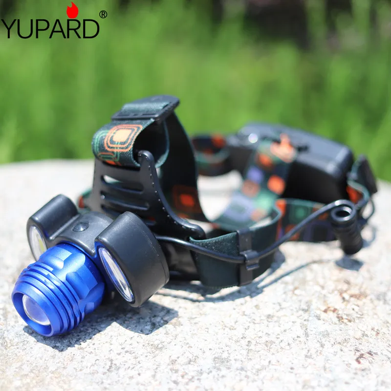 YUPARD настраиваемый масштабируемый зум IN/OU T6 LED + 2 * COB светодиодные фары с высокой
