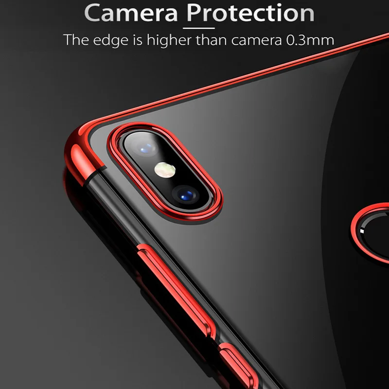 BBSW гальванический Мягкий ТПУ чехол для телефона Xiaomi Mi8 SE Mix2S 6X 5X Redmi 5 Plus Note Pro 5A 4X