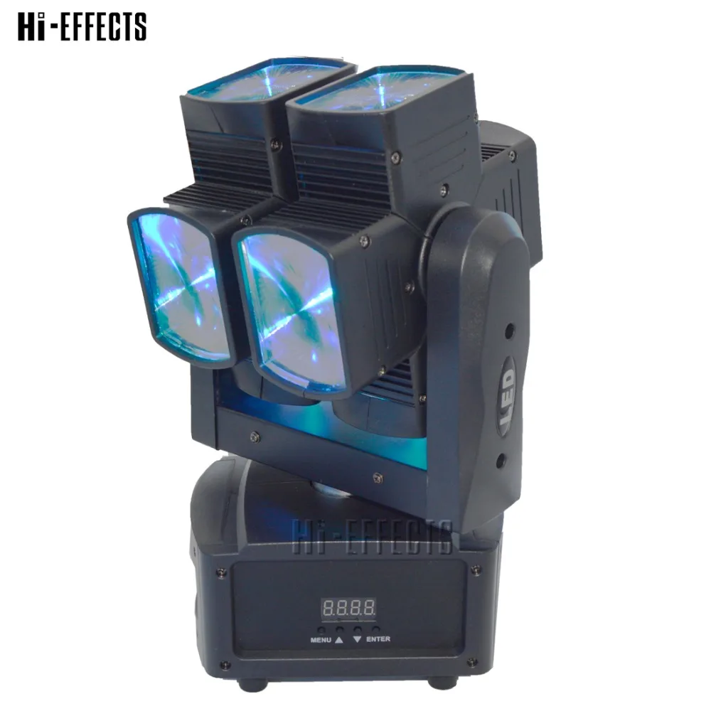 Сценический свет LED 8X10W RGBW 4в1 Hot Wheels DMX движущаяся головка бесконечный прокатный