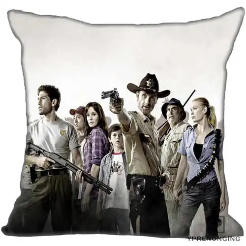 Pillowcase Лучший заказ The-Walking-Dead(1) Наволочка на подушку, спальня домашняя квадратная Наволочка на молнии(с одной стороны)#190404-01-23 - Цвет: Pillowcase