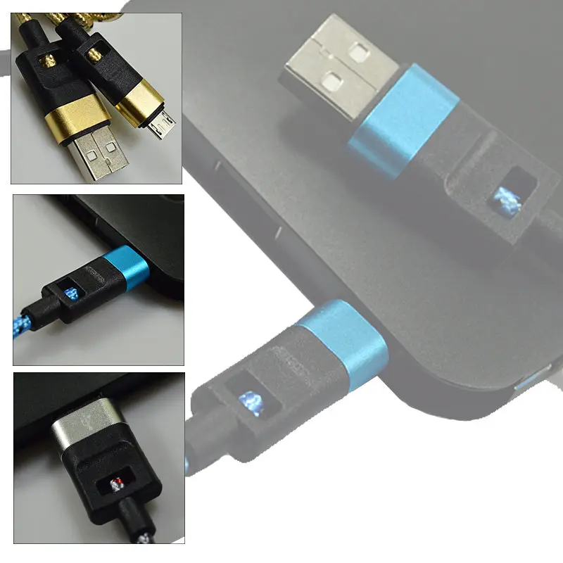 Effelon кабель micro usb заряжателя sync данным плетеный нейлоновый microusb для samsung