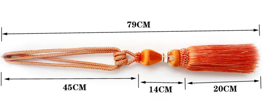 

QGVLish 2Pcs Curtain Tiebacks Tassel Fringe Curtain Hanging Belts Ropes Hook Holder Brush Buckle Straps Curtain Accessories