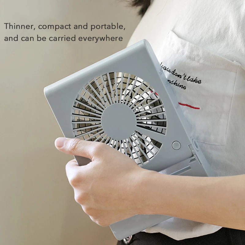 Настольный USB мини-usb перезаряжаемый воздушный охлаждающий бесшумный вентилятор