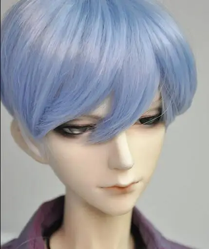 Новый 21 5 23 см популярный короткий синий парик для 1/3 BJD SD DOT pulгуб волос|wig 1/3|1/3 bjd wigbjd