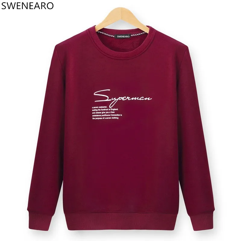 SWENEARO Новинка 2017 Модные мужские толстовки флис человек с капюшоном утепленная