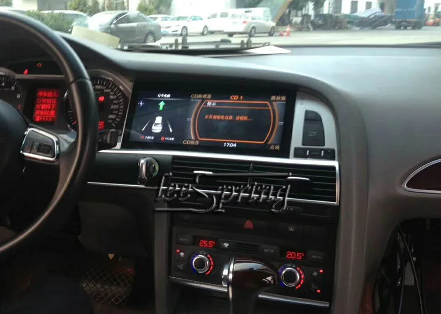 10,25 дюймов Android автомобильный мультимедийный плеер для Audi A6L авто gps навигация 2005-2009