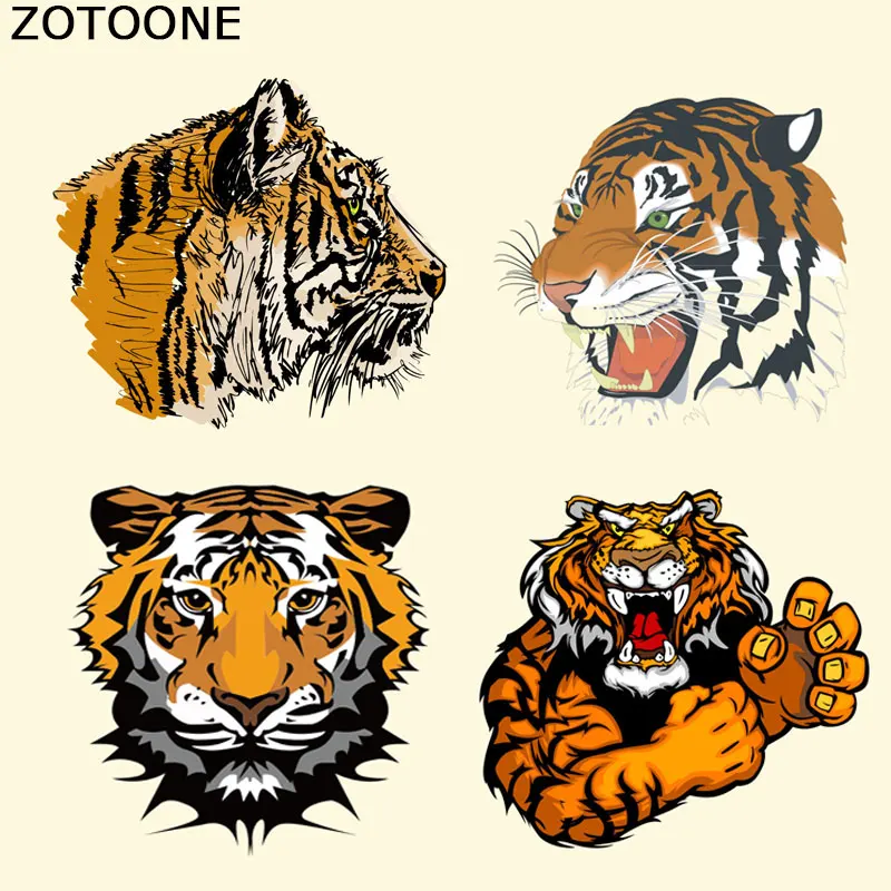 ZOTOONE нашивки в форме животных моющиеся железные на переноске для футболки куртки