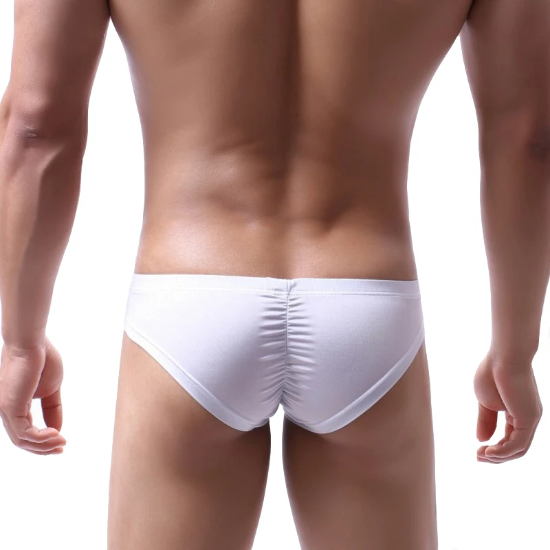 Мужское нижнее белье мужские трусы-плавки мужское Ropa Interior Hombre морщин сексуальное