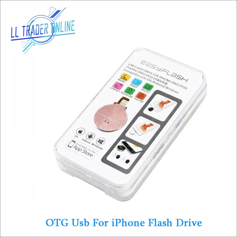 LL TRADER 64 Гб i Flash Drive USB OTG Memory Stick для iPhone 7 Plus iPad Air Mini PC iOS флэш накопитель хранения