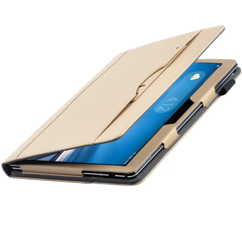 Для lenovo tab4 10plus чехол с узором из искусственной кожи держателем для TB X704F/N 10 1