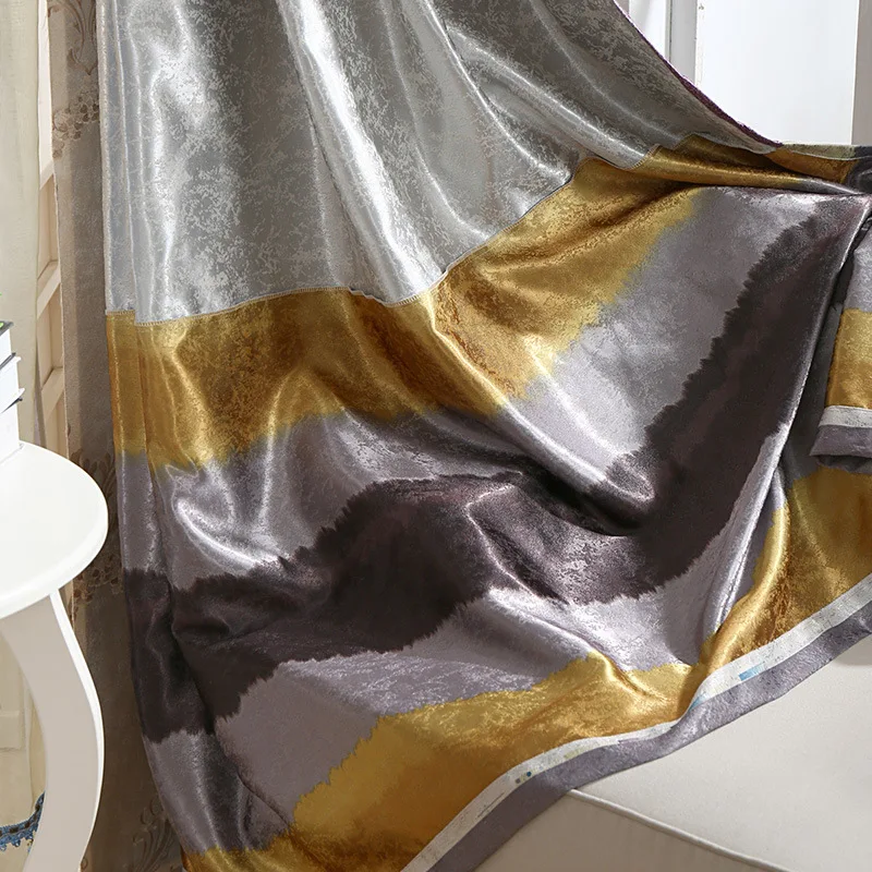 Художественные шторы Мона Лиза с фиолетовой картиной маслом для гостиной