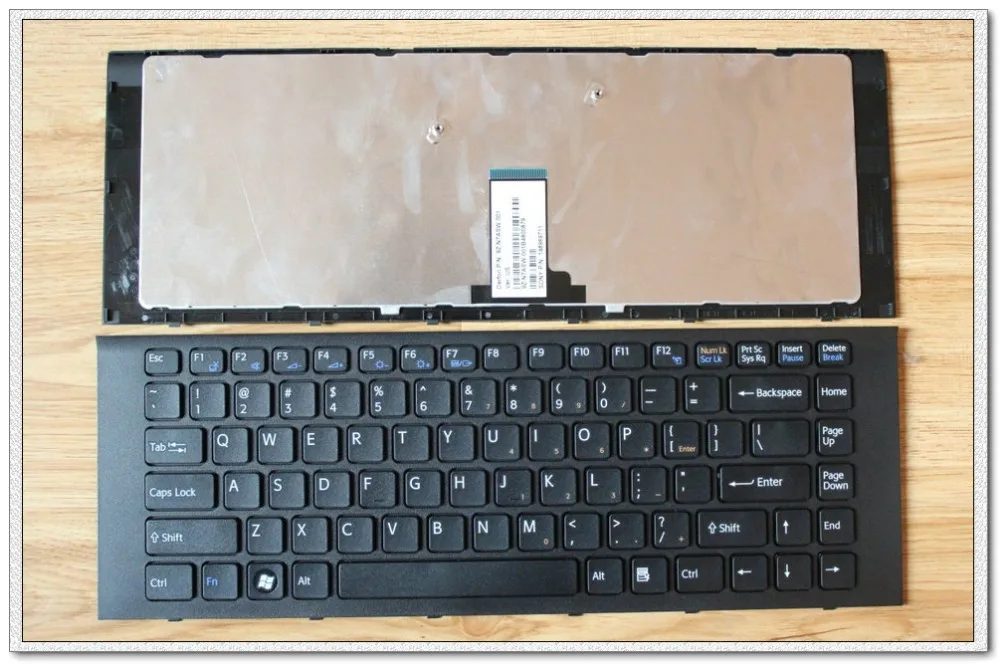 

US Keyboard FOR Sony Vaio VPC-EG EG16 EG18 VPC-EG15FX VPCEG15FX VPCEG15FX/B EG16EC EG23YC English Black Laptop With Frame