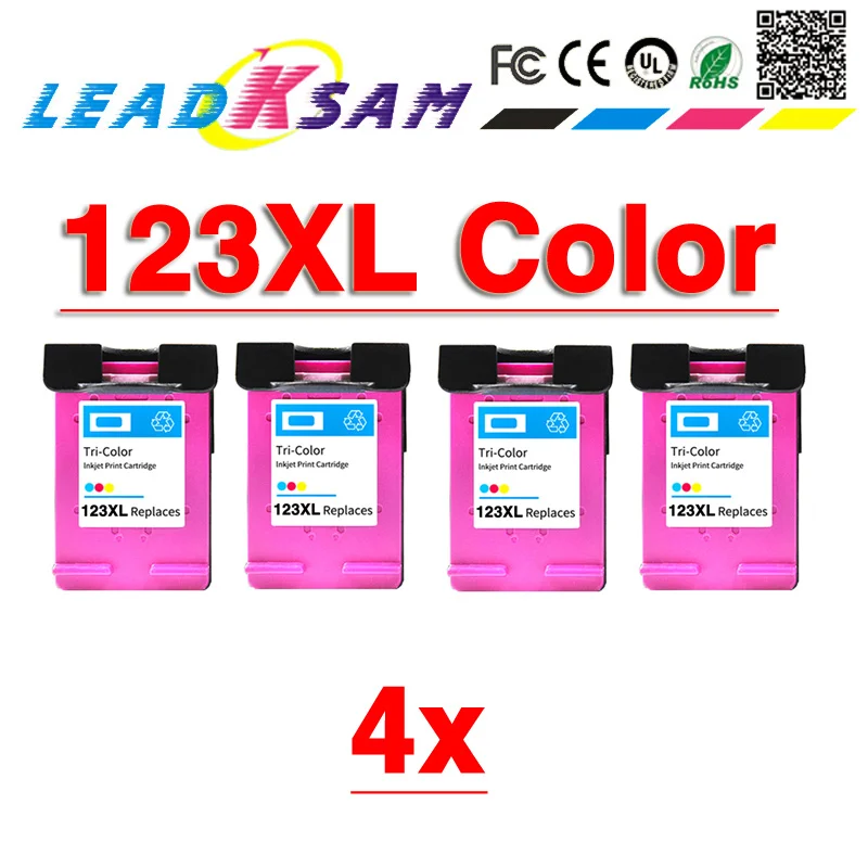 Чернильные картриджи 123XL совместимые с HP 123 для принтеров Deskjet 2130 2132 3630 3632 1110 1111 1112 |