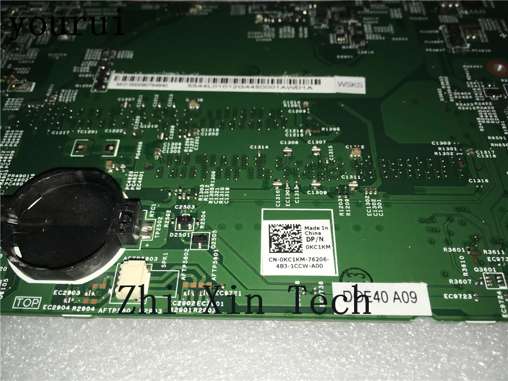 Yourui для Dell Inspiron 3437 5437 ноутбук процессор Материнская плата i5 4200u KC1KM 0KC1KM CN DDR3