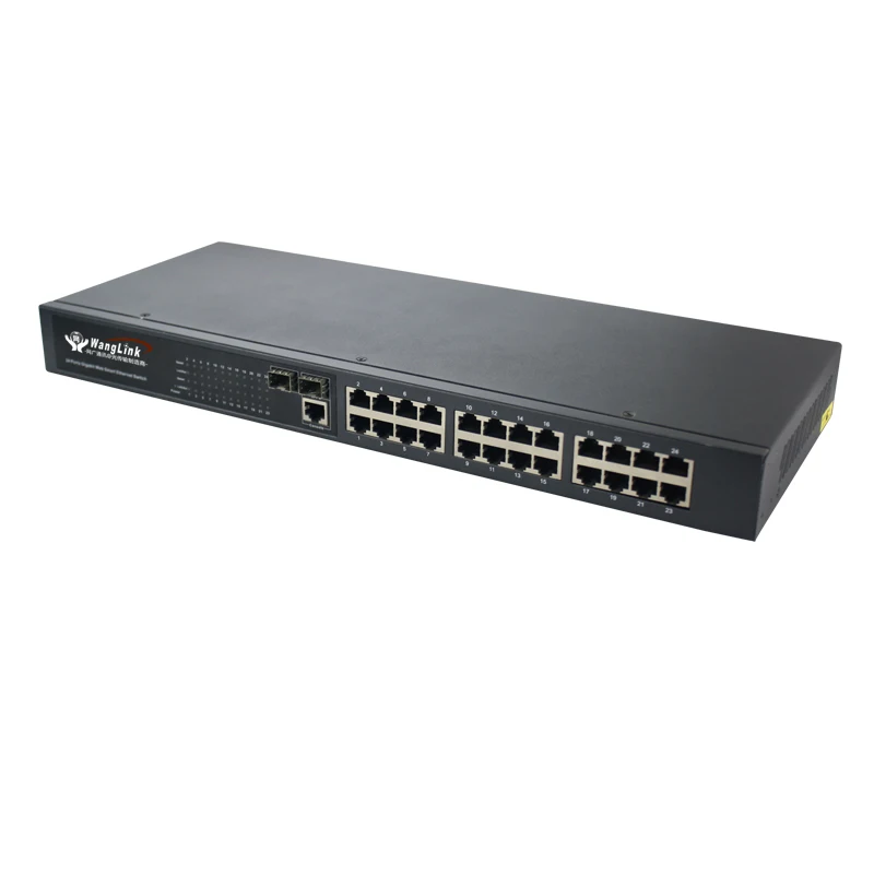 Интеллектуальный коммутатор ethernet с 24 портами RJ45 10/100/1000 Мбит/с | Мобильные