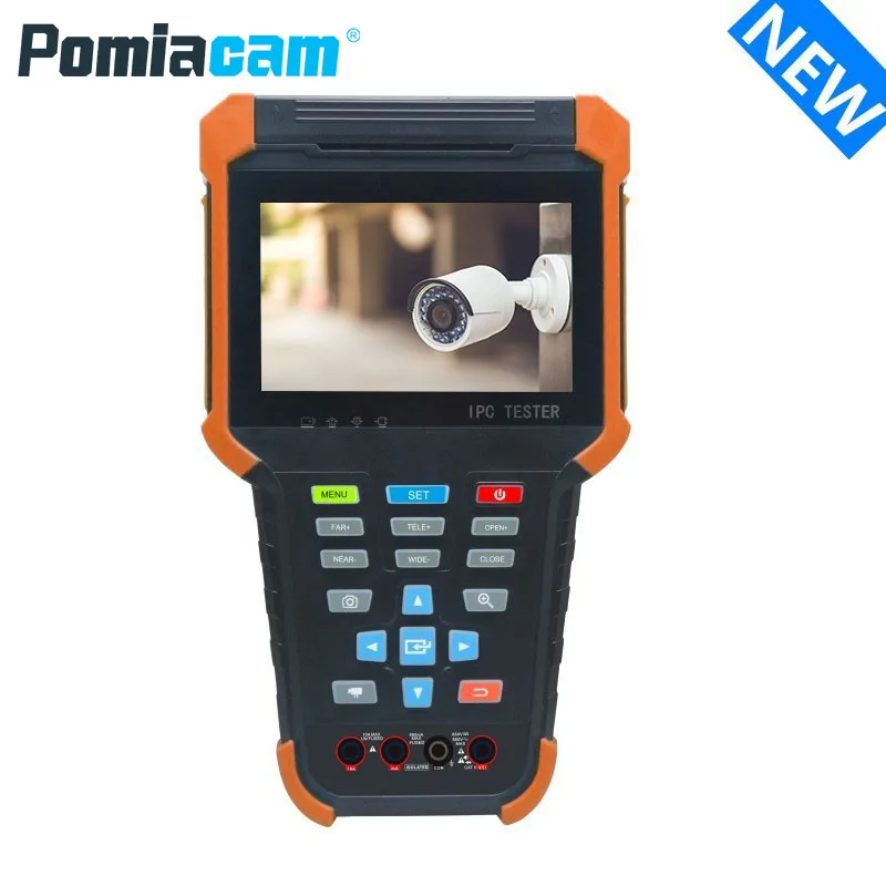X4 Portable Camera tester monitor CCTV monitor support SDI+IP+Analog+AHD+CVI+TVI+UTP cable test+RJ45 cable TDR test+HDMI in