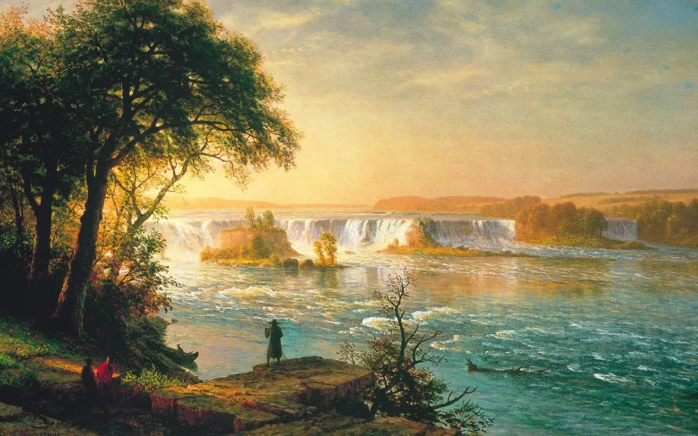 TOP ART небо облака деревья пейзаж река люди лодка водопад картинка пороги