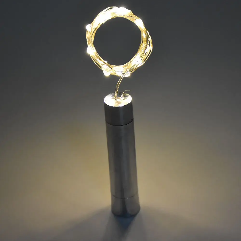 AA battery operated Warm white Bottle Lights LED Cork Shape String for Bistro Wine Starry Bar Party Valentines | Лампы и освещение