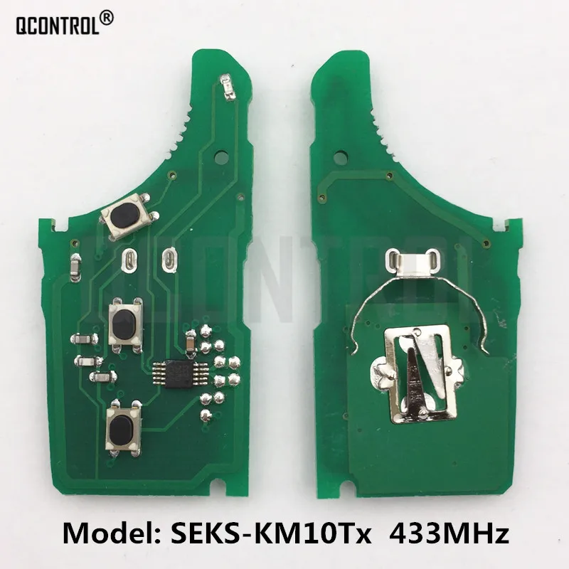 QCONTROL Автомобильный Дистанционный ключ электронная печатная плата для HYUNDAI SEKS KM10Tx