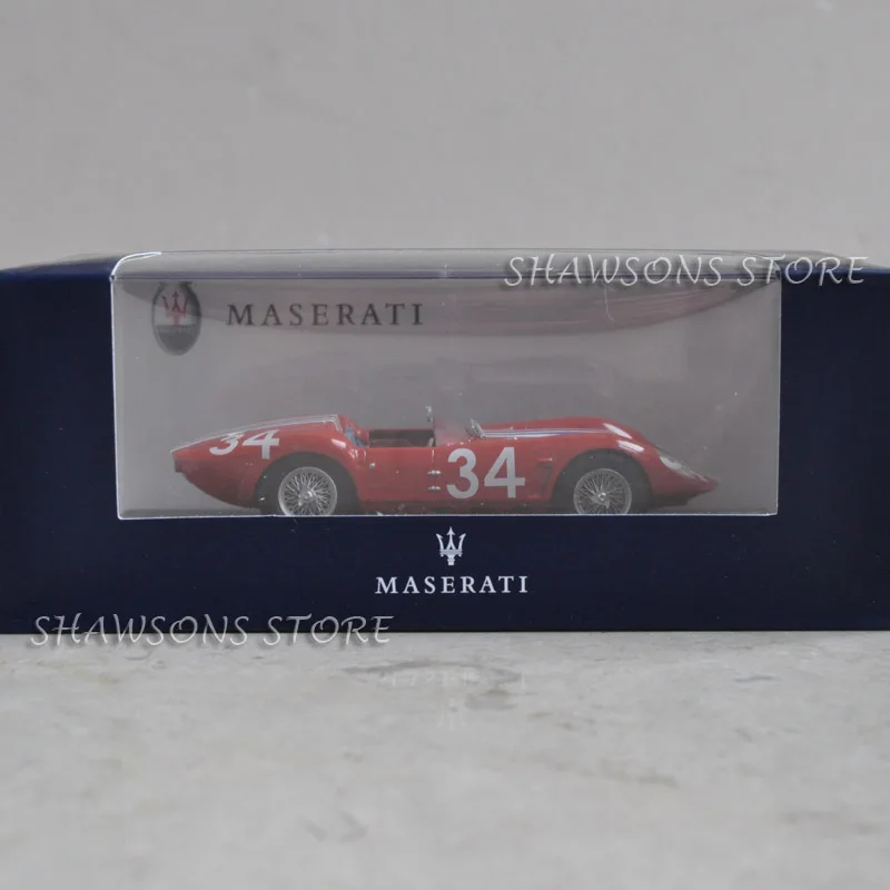LEO модели игрушки 1:43 винтажный гоночный автомобиль Maserati Tipo 61 Drogo Реймс 1963 реплики коллекции