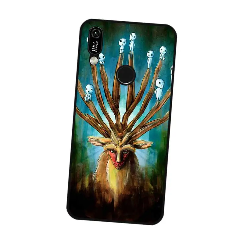 N363 платье принцессы Лидер продаж Черный силиконовый чехол для huawei Y5 Y6 Y7 Y9