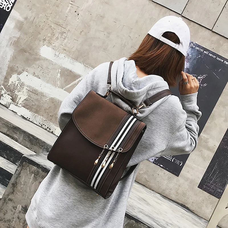 Новинка 2018 Ретро стиль для девушек студенческий однотонная Повседневная сумка