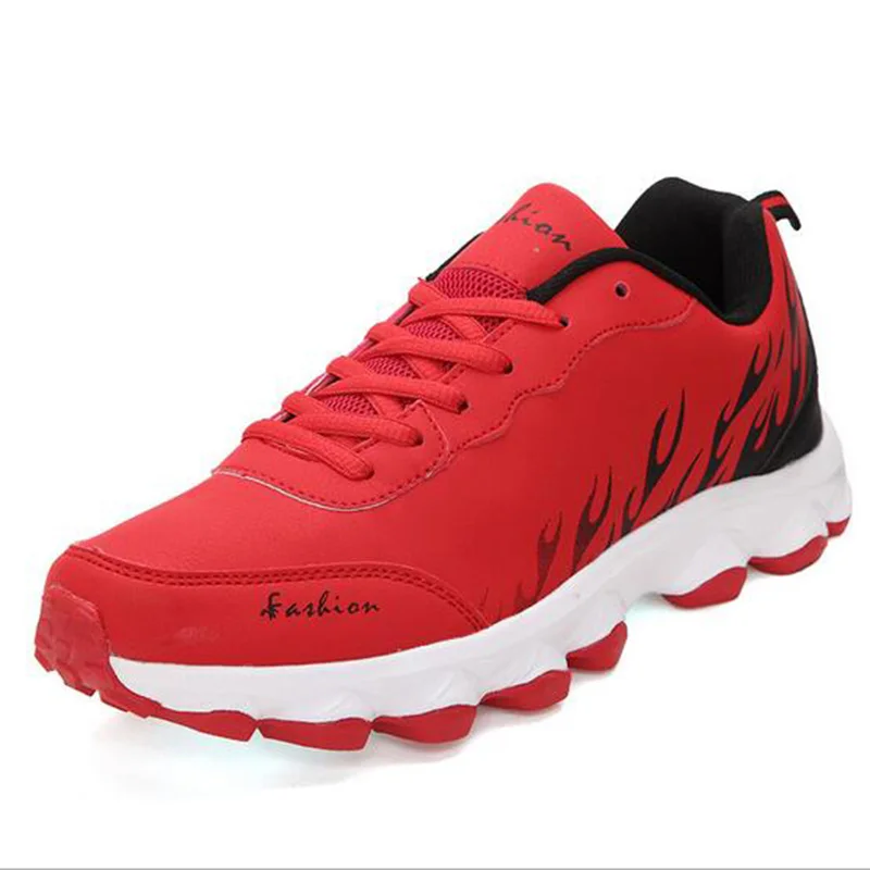 2017 spring and autumn solid color new men running shoes leisure travel flames couple sports free shipping#2 | Спорт и развлечения