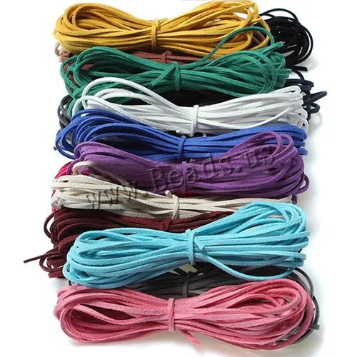 5pcs/lot Leather straps for jewelry shoelaces Suede Flat Cord Lace String Strap Necklace Rope Bead lace DIY bracelet | Украшения и
