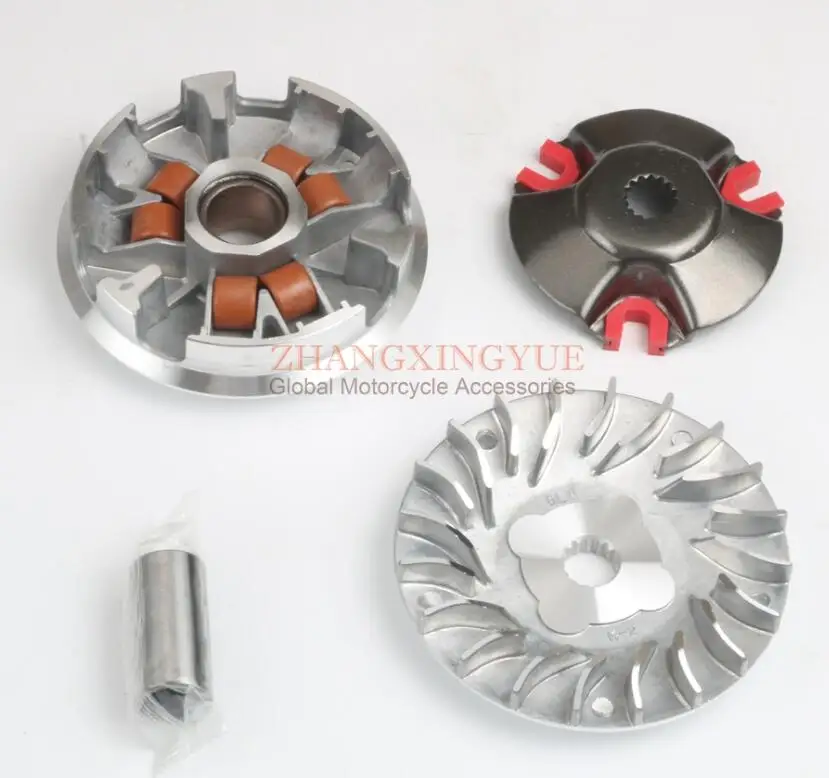 Variator 8G Гоночные качества вариатор 8G 15x12 мм роликов& Комплект сцепления и 17,7 774 приводной ремень для ITALJET тысячелетний 100cc 2-х тактный двигатель - Цвет: Variator 8G